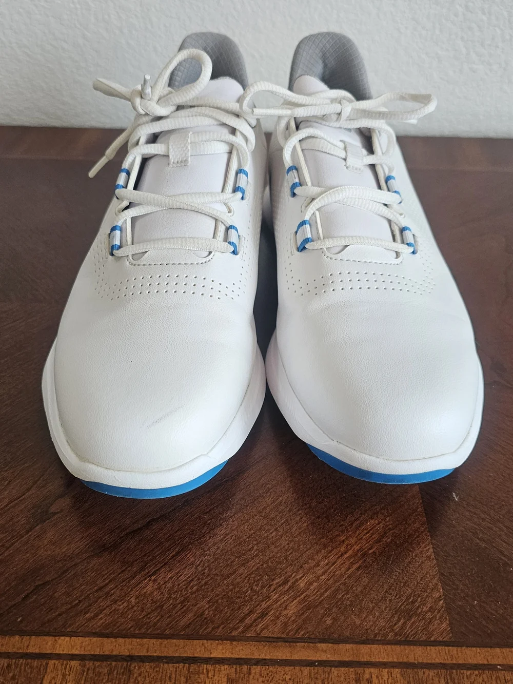 FootJoy FJ White Spikeless Golf Shoes Power Stabilizer Men's 9M Strato Lite
